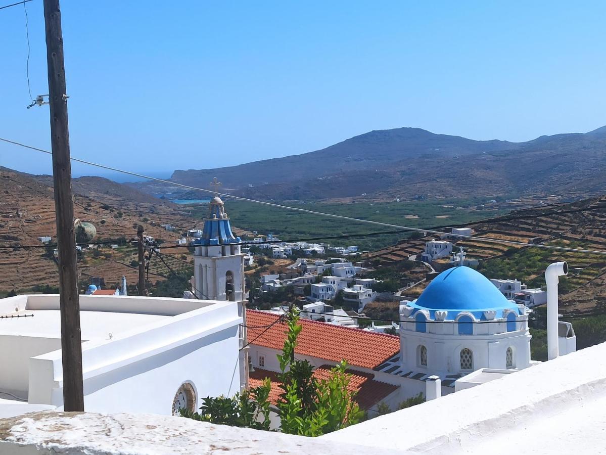 70M2 Neoclassic Villa, Excellent Location Great View Last House Of Village Kalloni  Bagian luar foto