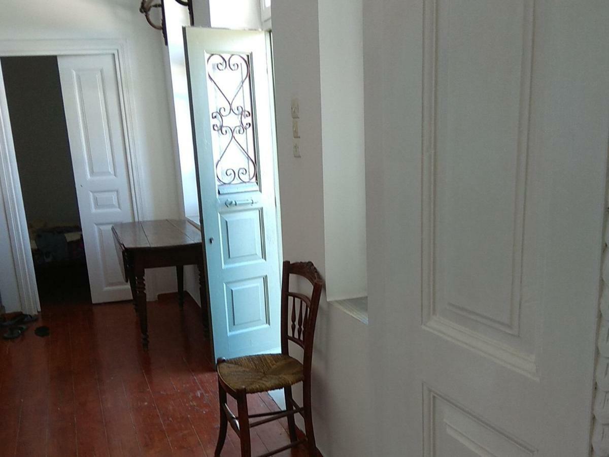 70M2 Neoclassic Villa, Excellent Location Great View Last House Of Village Kalloni  Bagian luar foto